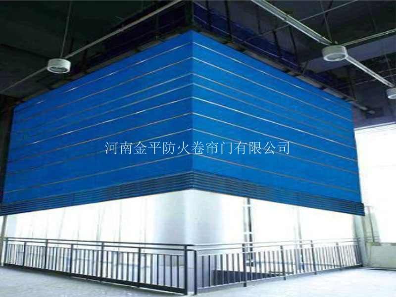 無機布雙（shuāng）軌無機折疊提升防火卷簾